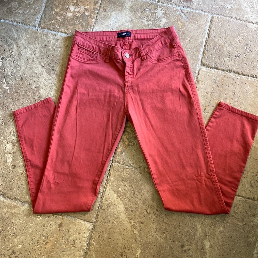 Rust color 5 pocket jeans size 11